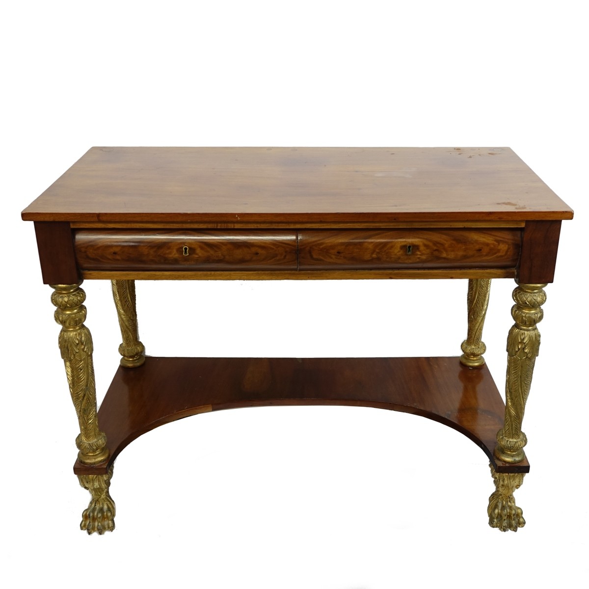 19th C Mahogany Console