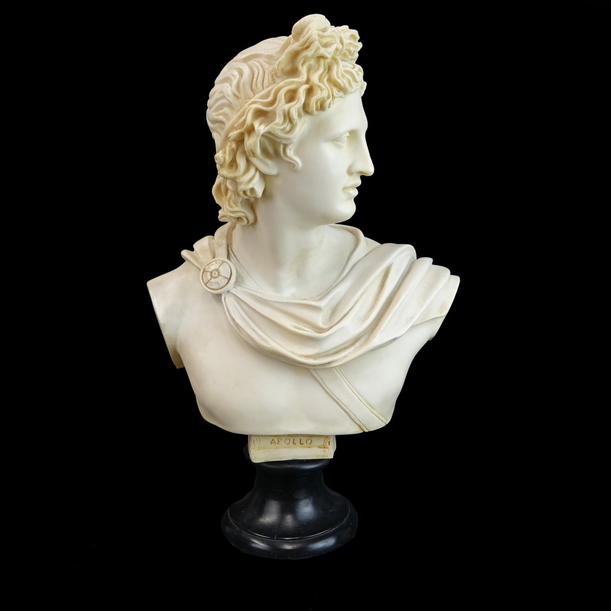 Large Composition Bust of Apollo