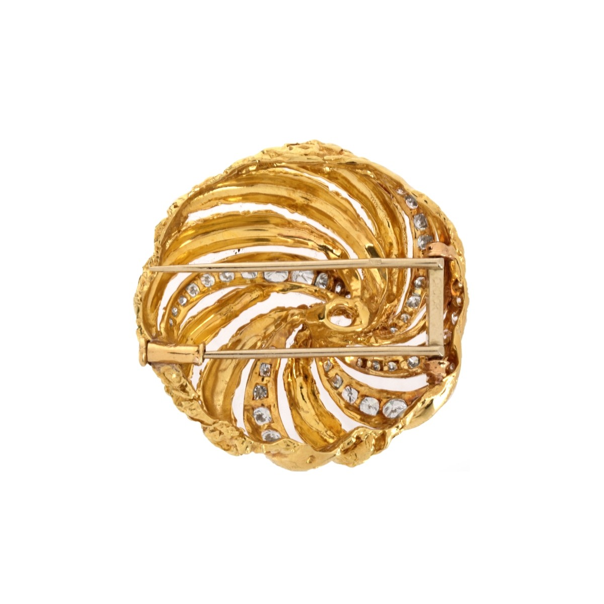 Dior Diamond and 18K Brooch