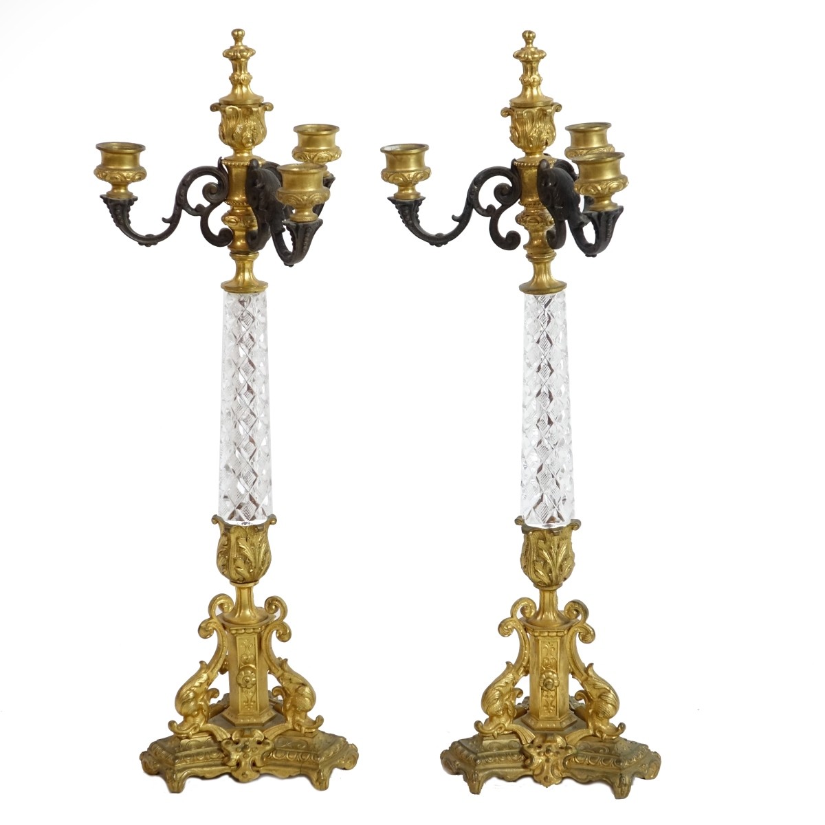 Pair of French Neoclassical Style Candelabra