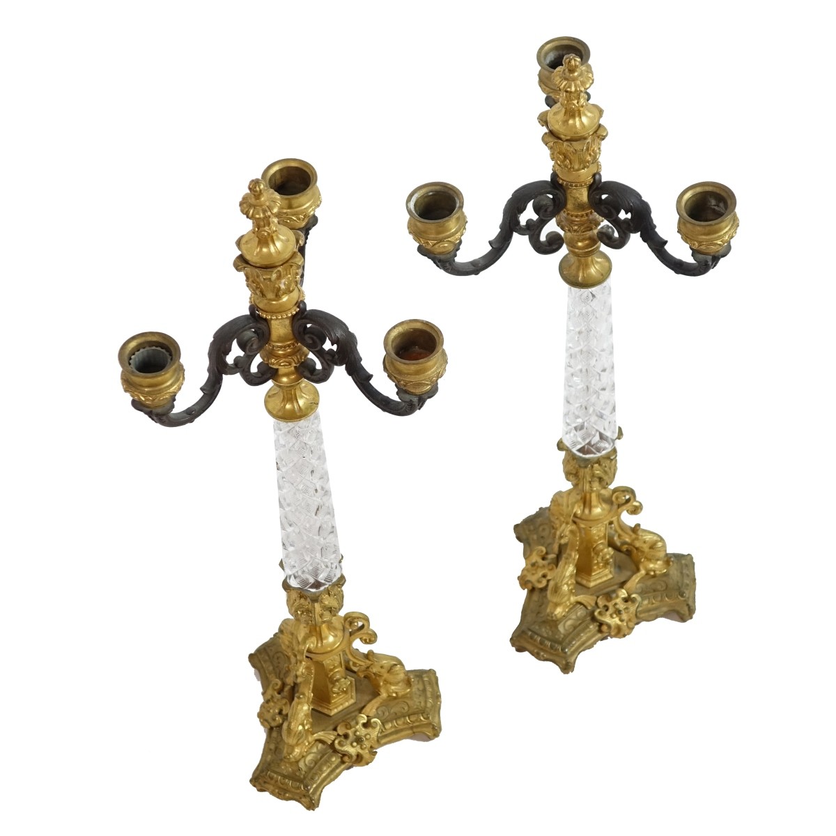 Pair of French Neoclassical Style Candelabra