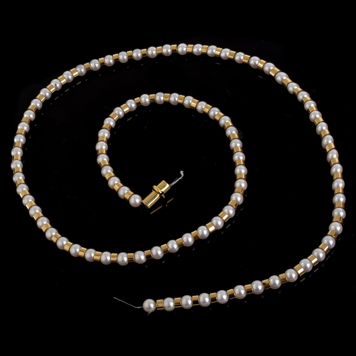 Chanel 18K and Pearl Necklace