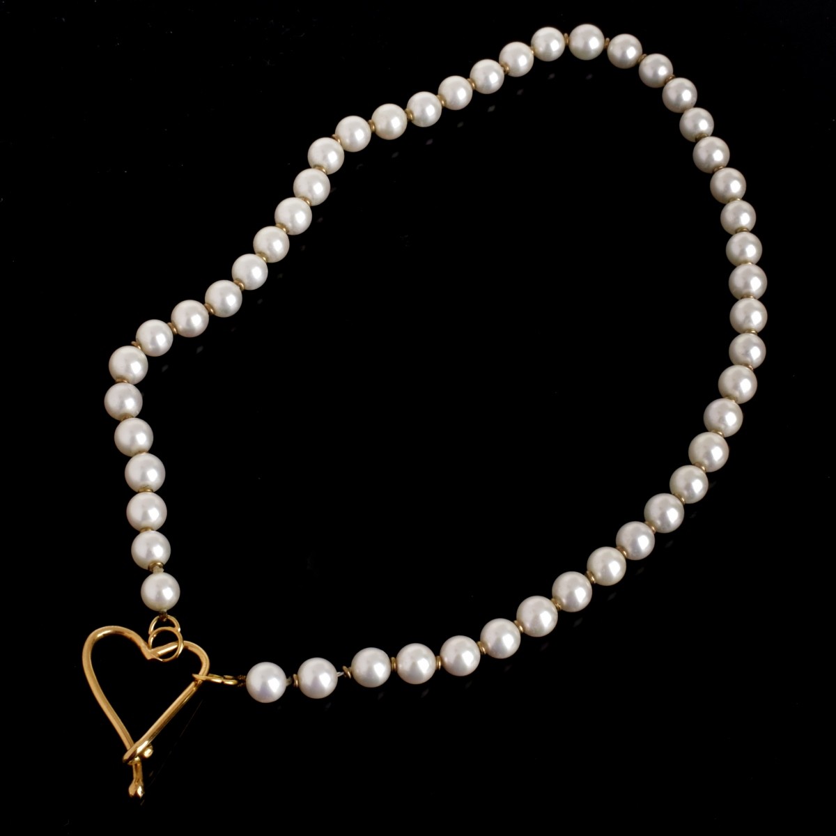 Pearl and 14K Necklace