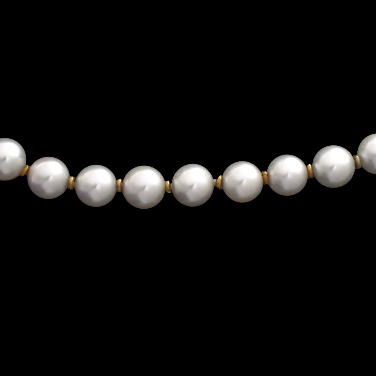 Pearl and 14K Necklace