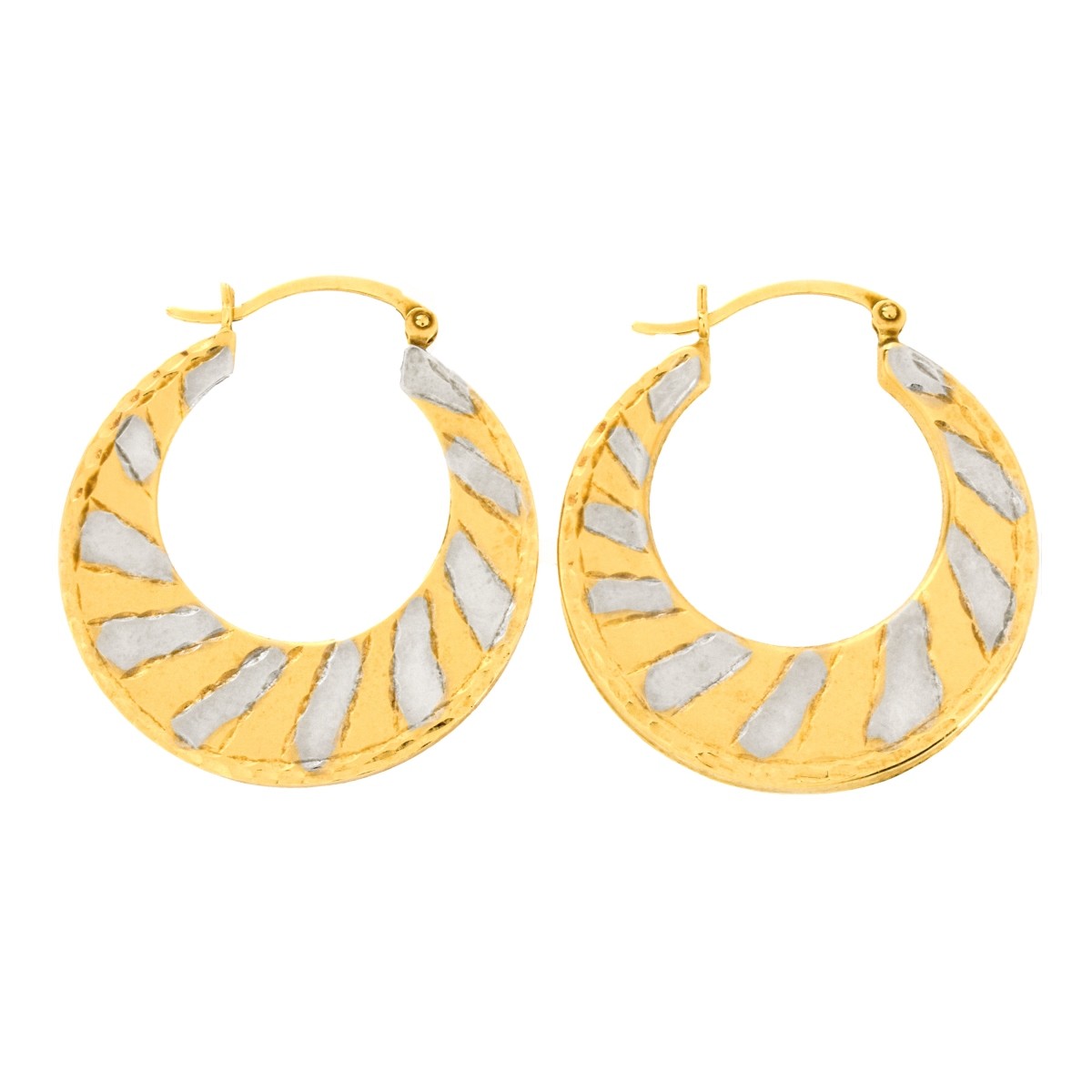 14K Hoop Earrings