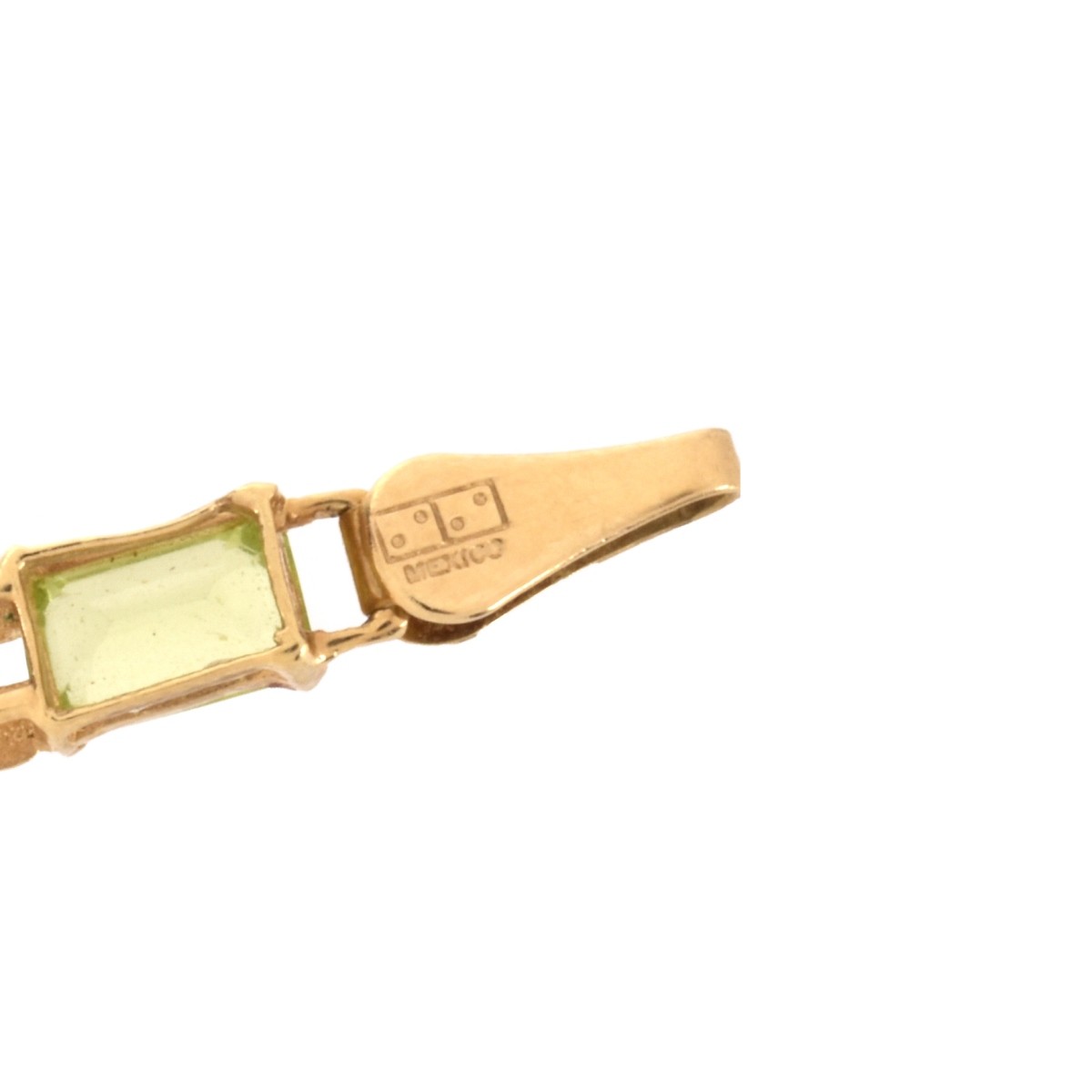 Peridot and 14K Bracelet