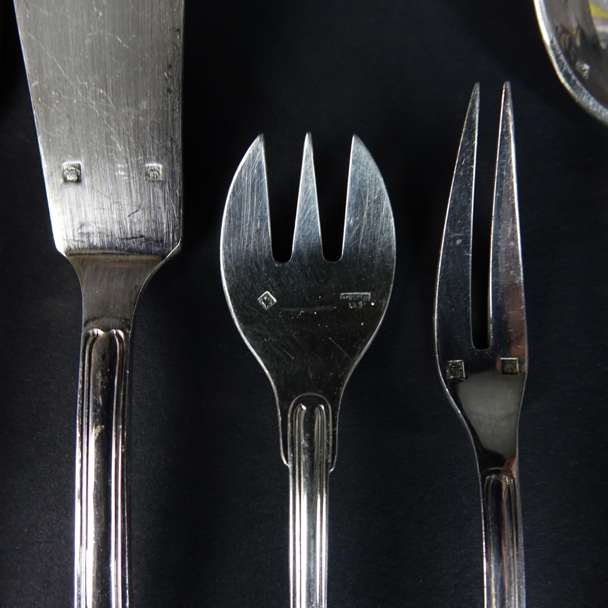 Large Silverplate Flatware Service