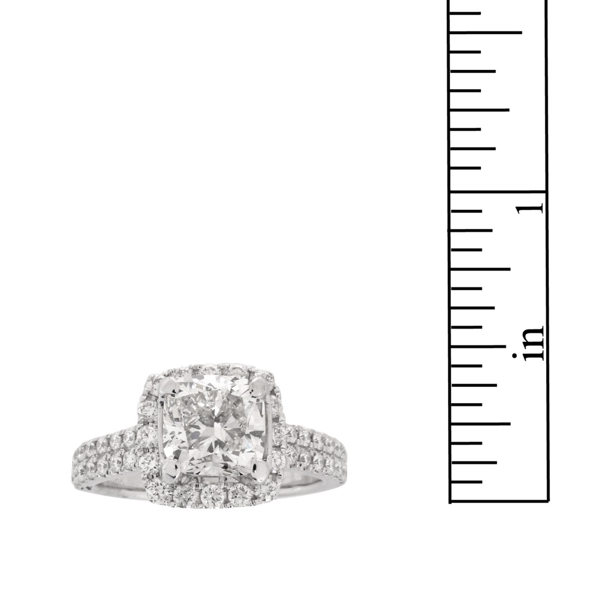 GIA Diamond and 18K Ring