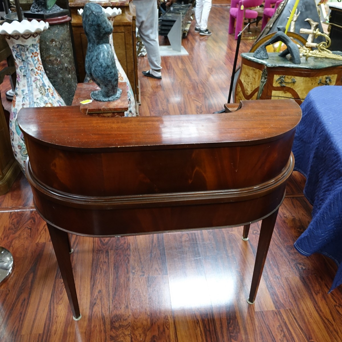 20th C. Sheraton Style Mahogany Carlton Desk