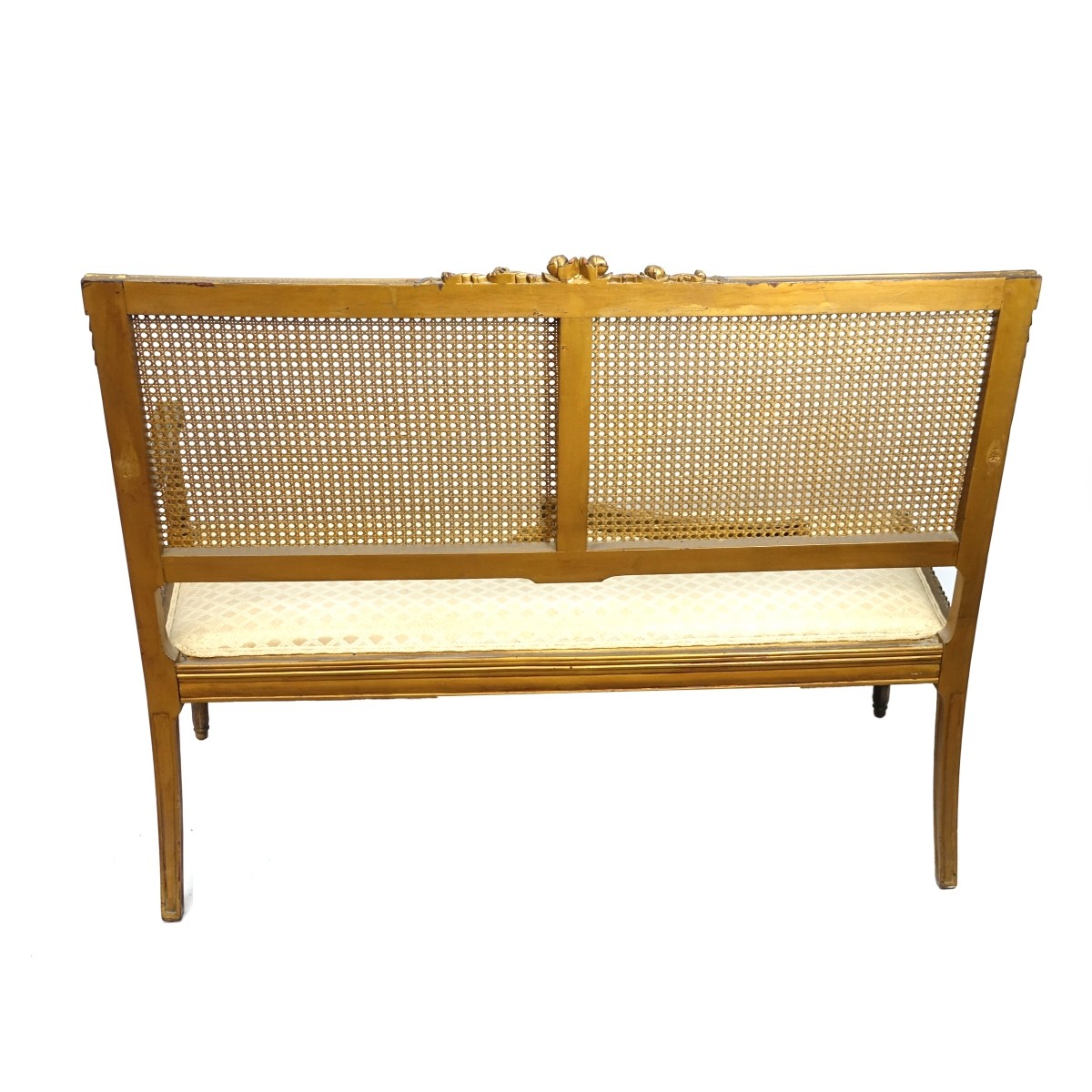 Antique Louis XVI Style Love Seat