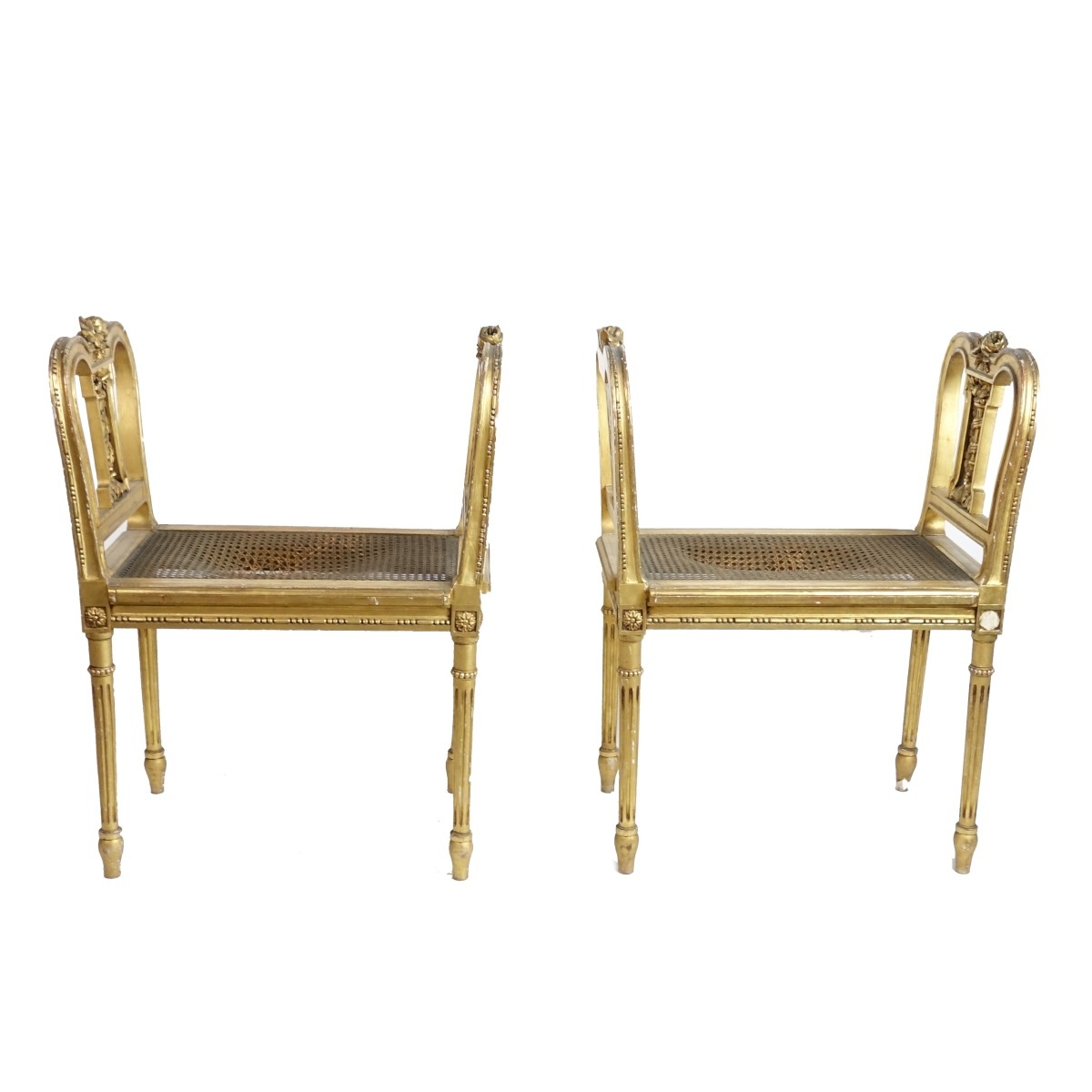 Pair of Louis XVI Style Benches