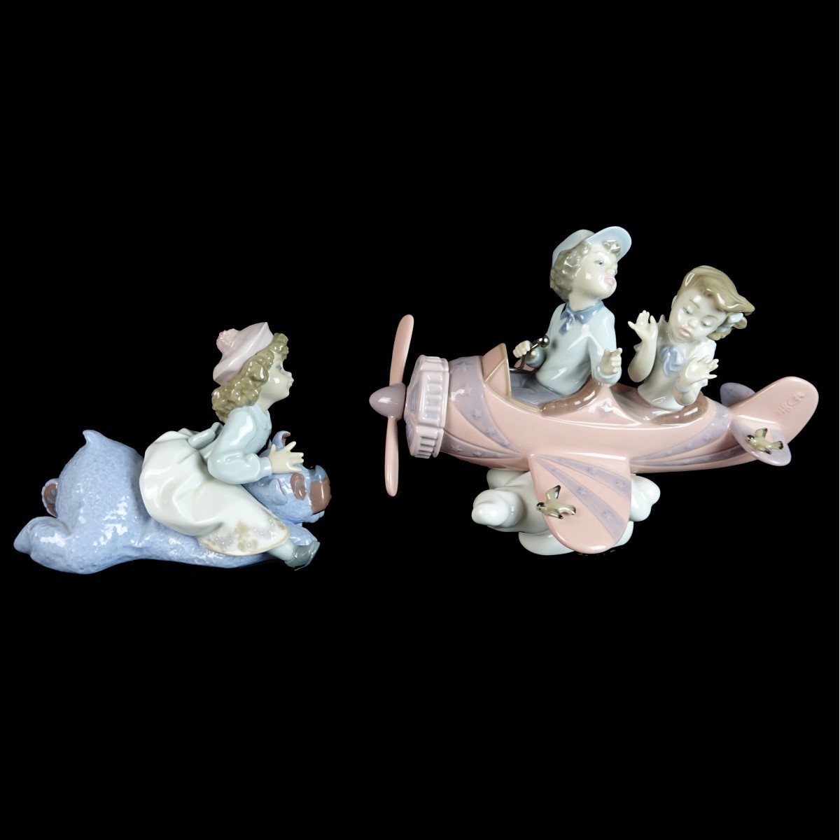 Two (2) Lladro Porcelain Figurines