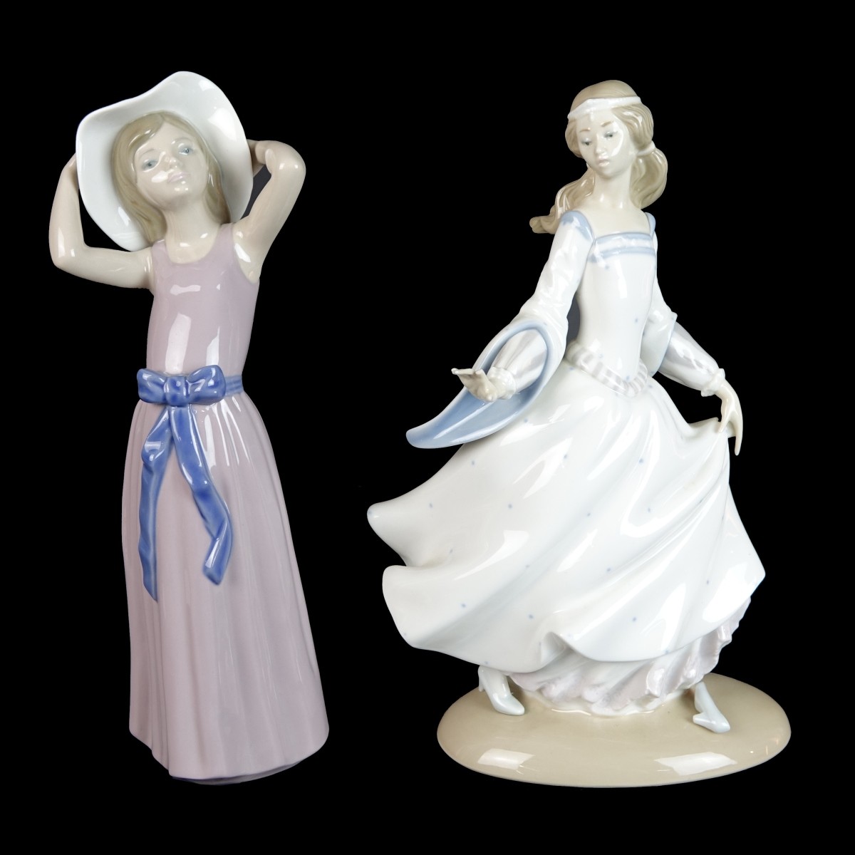 Two (2) Lladro Porcelain Figurines