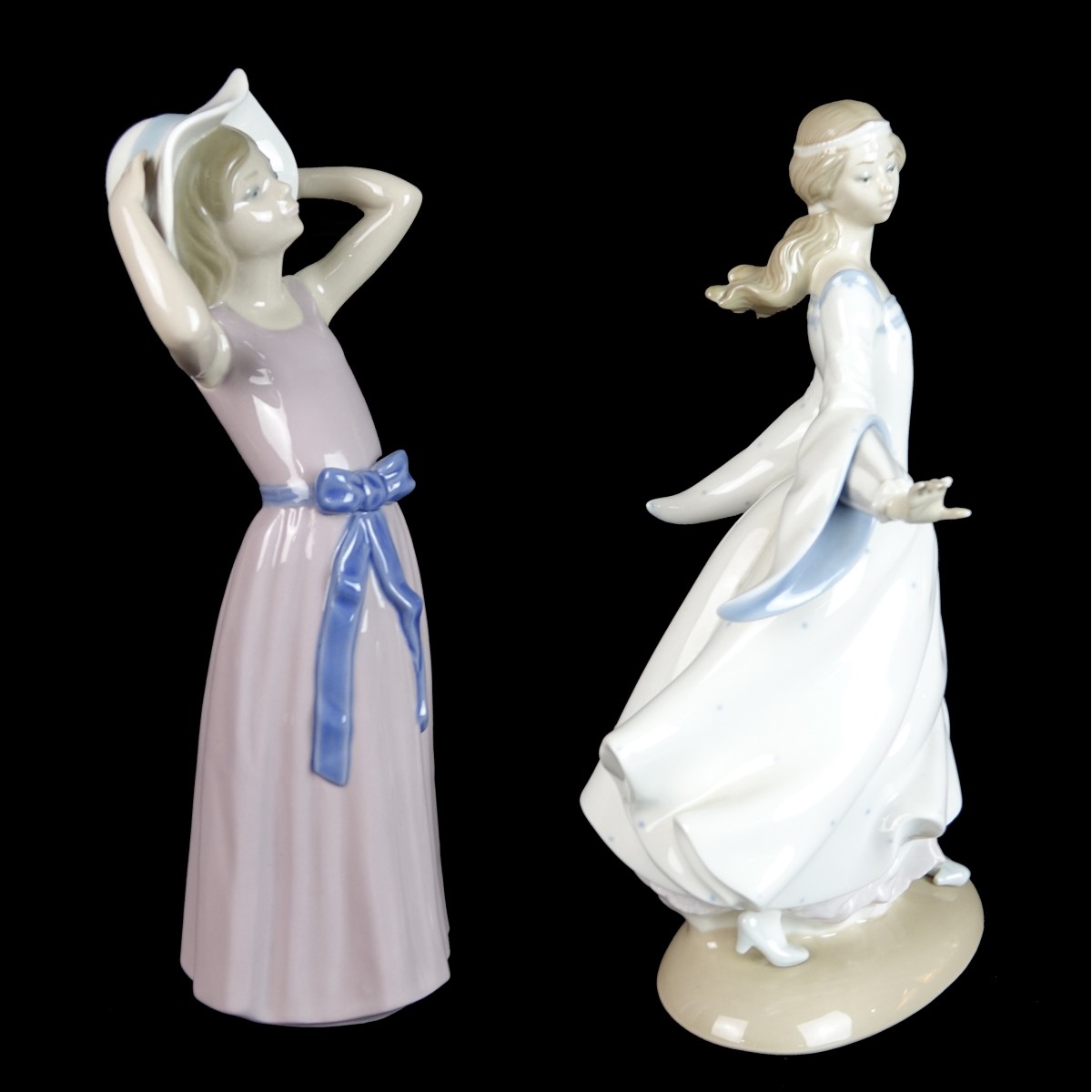 Two (2) Lladro Porcelain Figurines