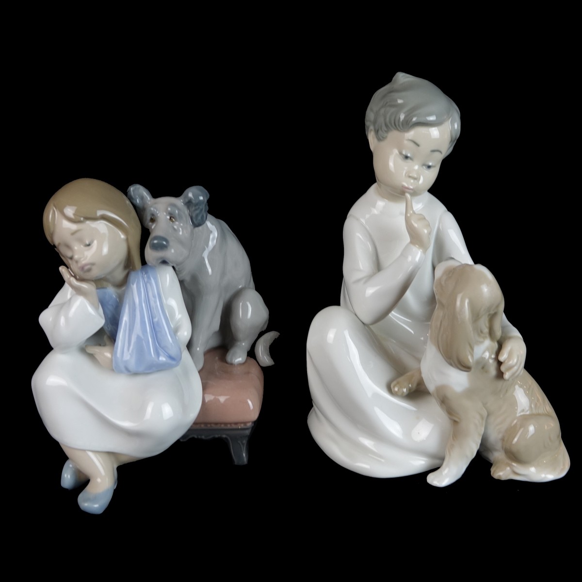 Two (2) Lladro Porcelain Figurines