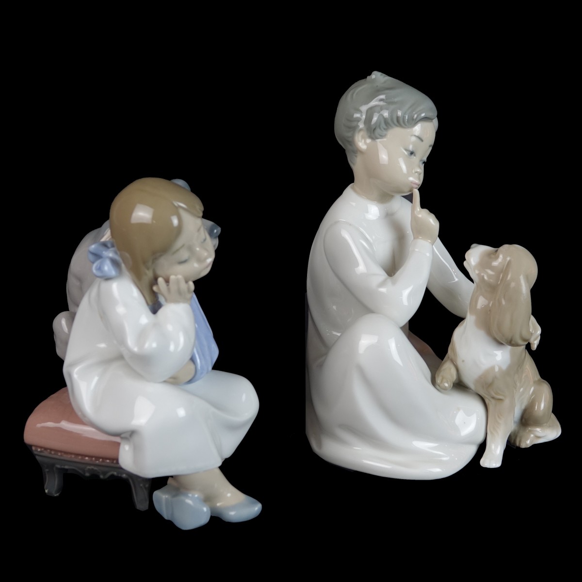 Two (2) Lladro Porcelain Figurines