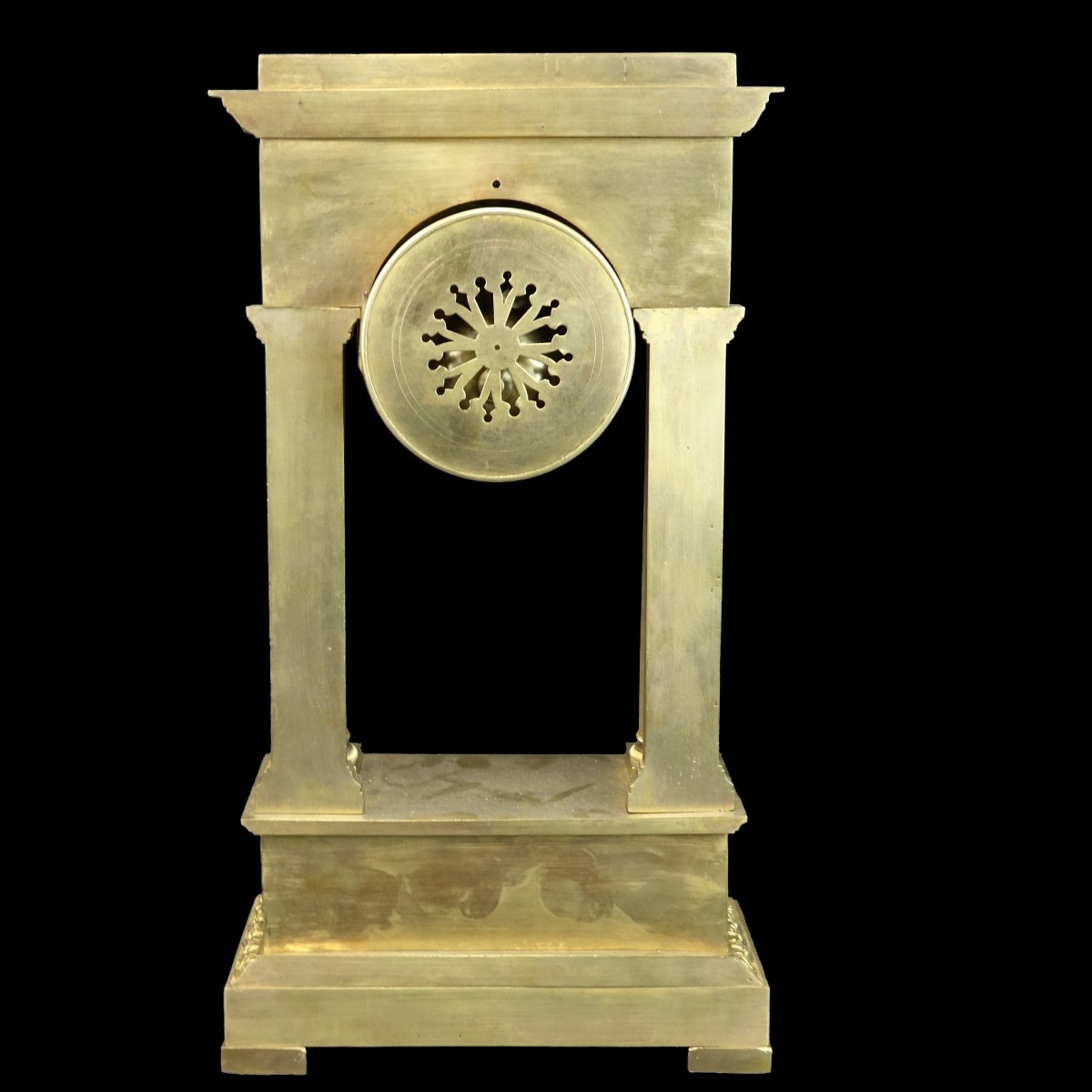 Antique Italian Neoclassical Style Mantle Clock