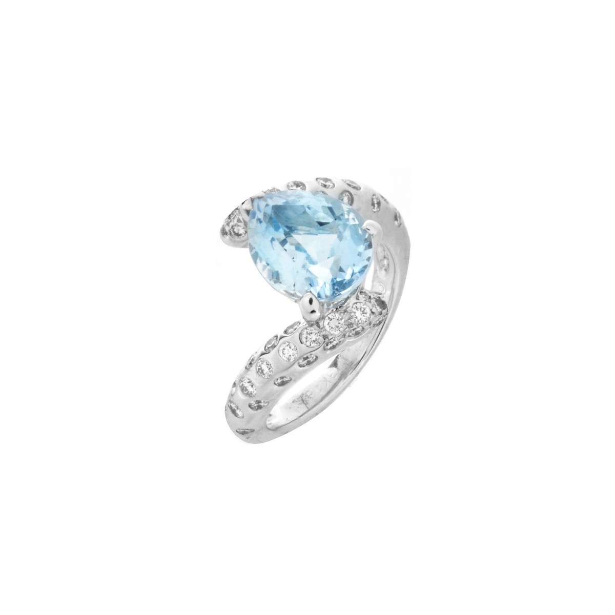 Chanel Aquamarine, Diamond and 18K Ring