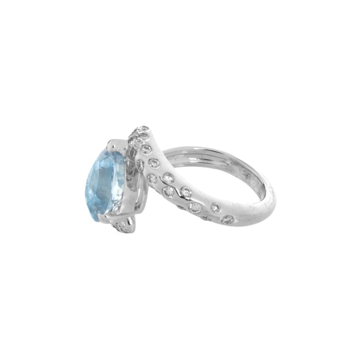 Chanel Aquamarine, Diamond and 18K Ring