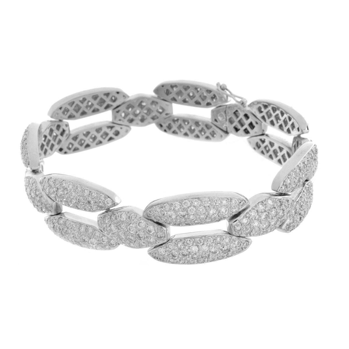 Diamond and Platinum Bracelet