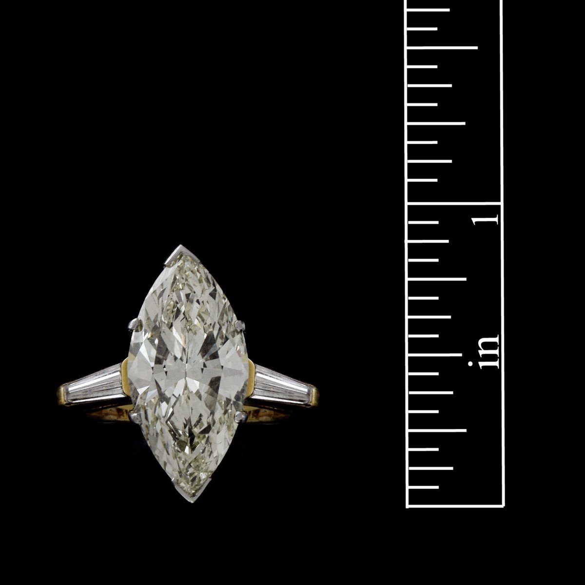 6.75 Carat Diamond and 18K Ring