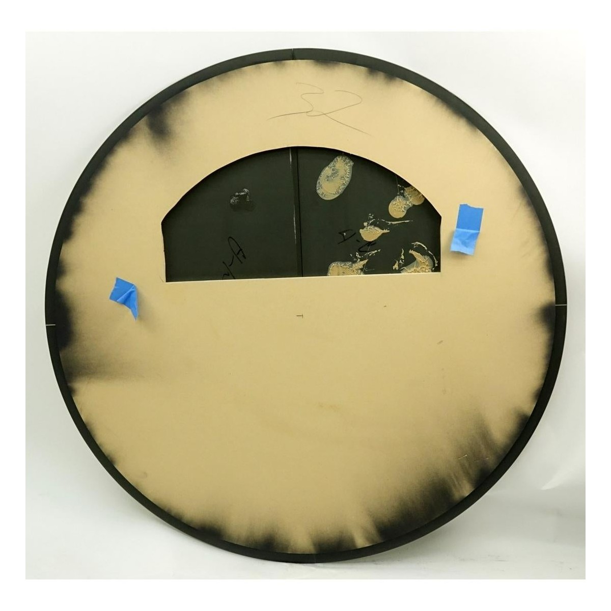 Karl Springer Style "Saturn" Mirror