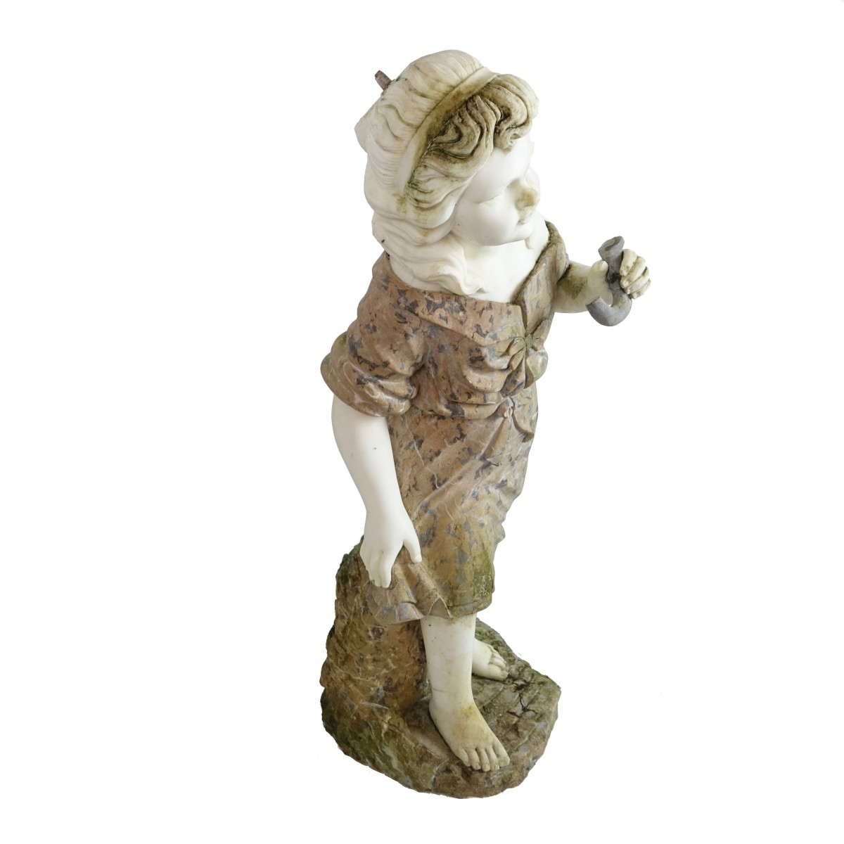 Life Size Art Nouveau Marble Sculpture