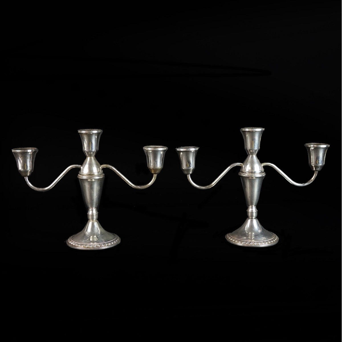 Pair of Duchin Creation Sterling Candelabra