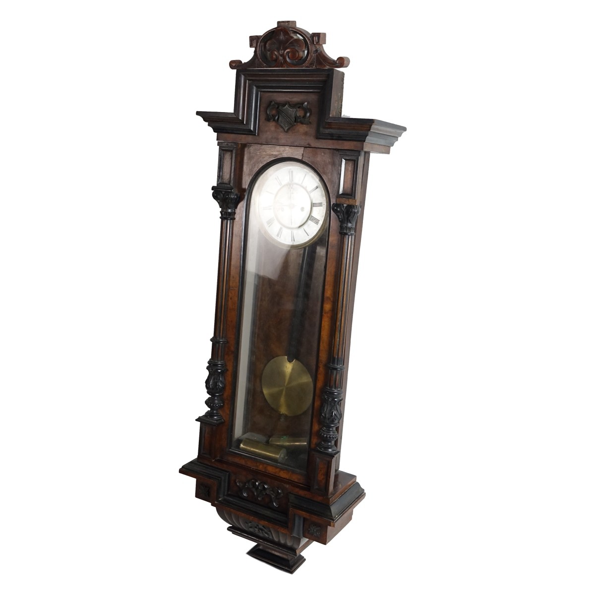 Antique Victorian Regulator Clock