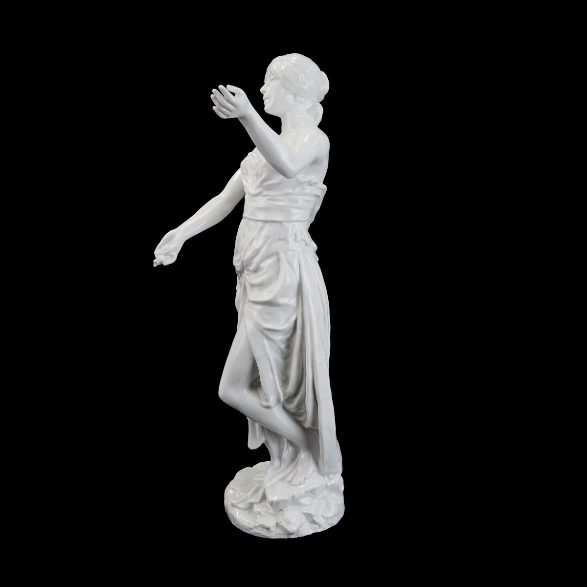 Large Sevres Style Porcelain Figurine