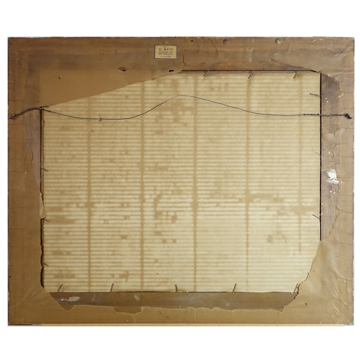 20th C. American School Mixed Media on Paper