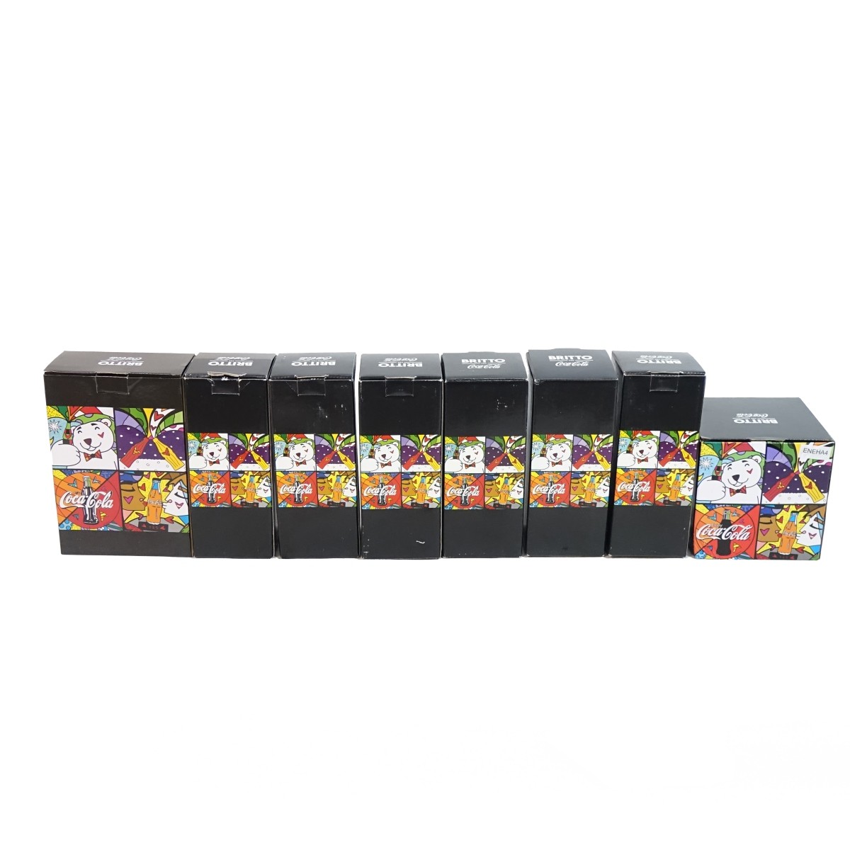 Nine (9) Piece Romero Britto Tableware