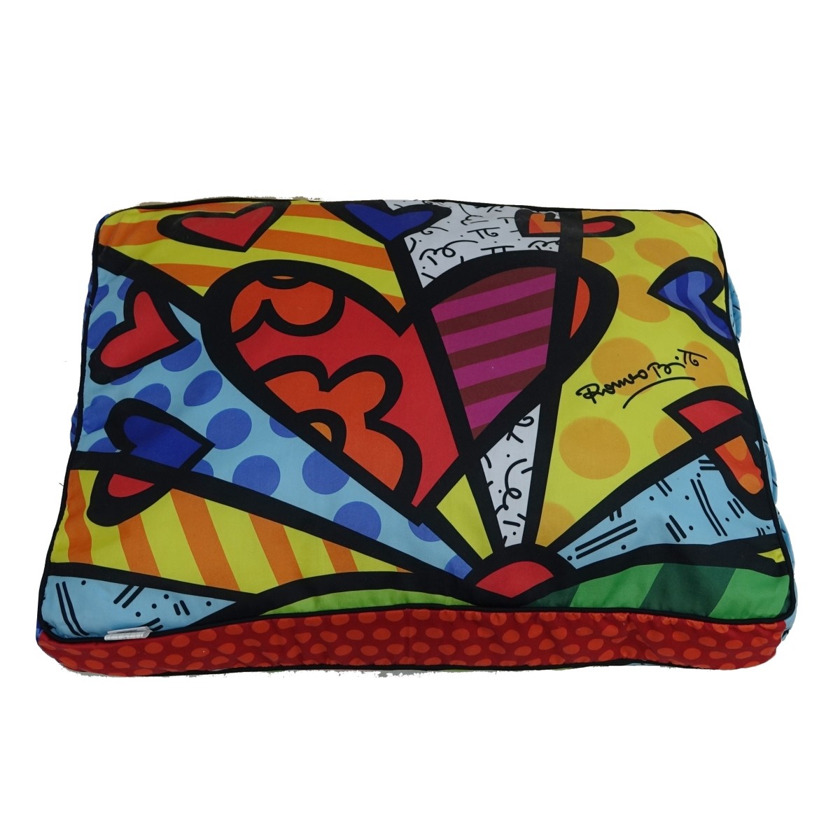 Romero Britto Large Pet Bed