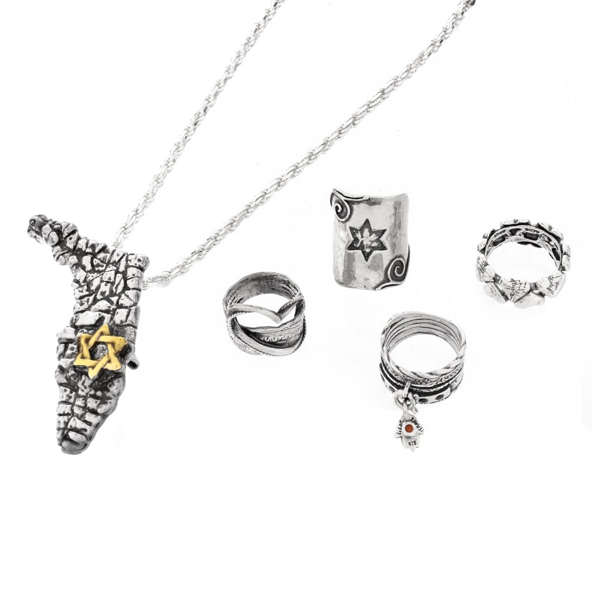 Judaica Sterling Jewelry