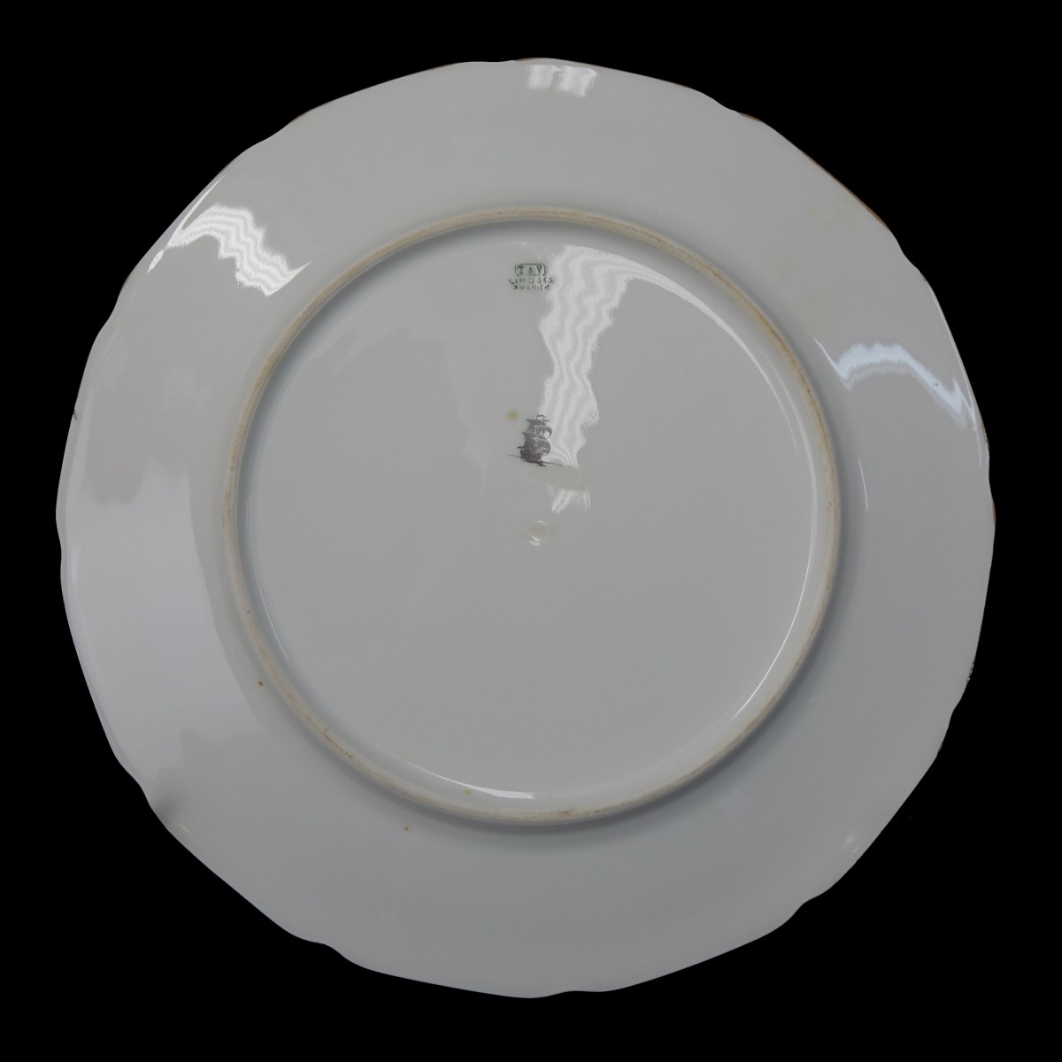 Fourteen (14) T&V Limoges Porcelain Chargers