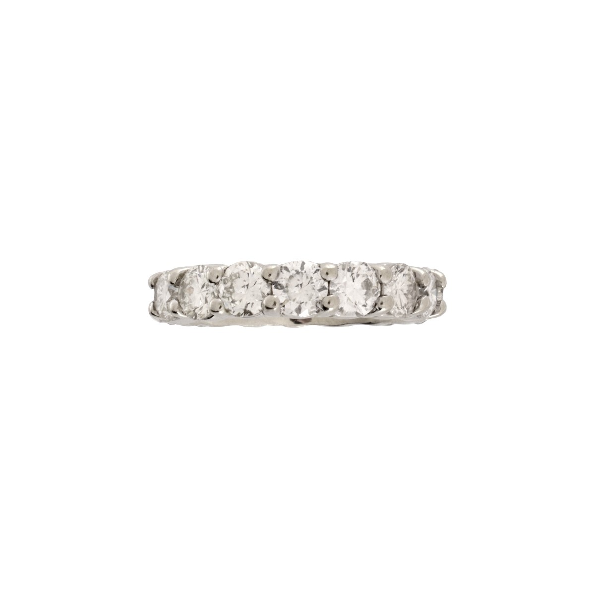 Diamond and Platinum Eternity Band