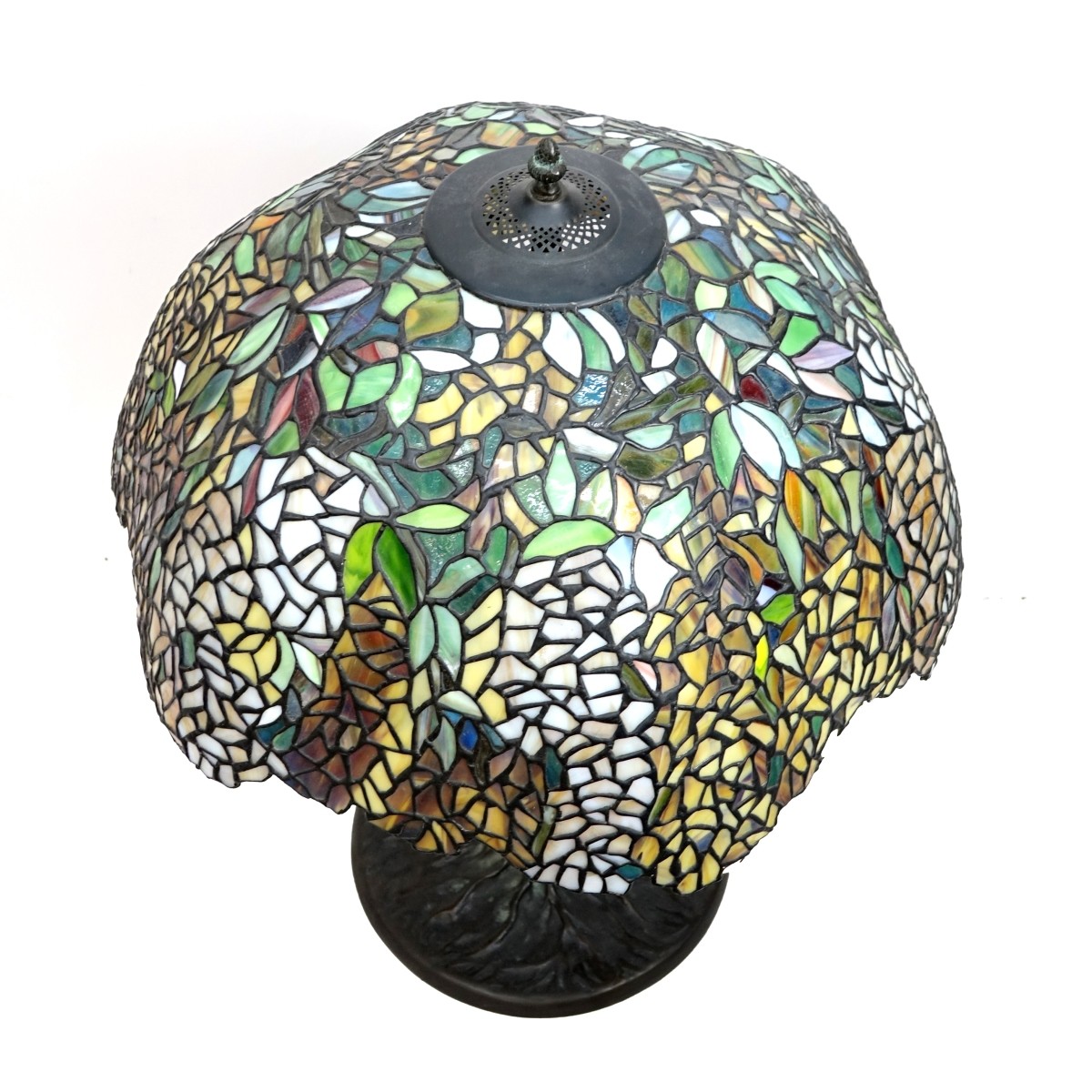 Tiffany Style Leaded Glass Lamp