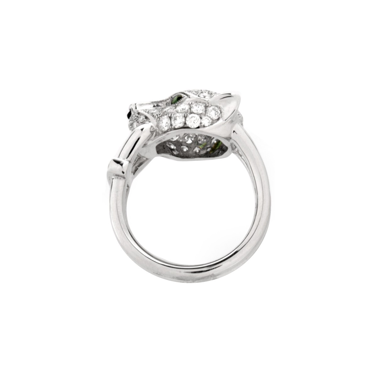 Diamond and 18K Panther Ring