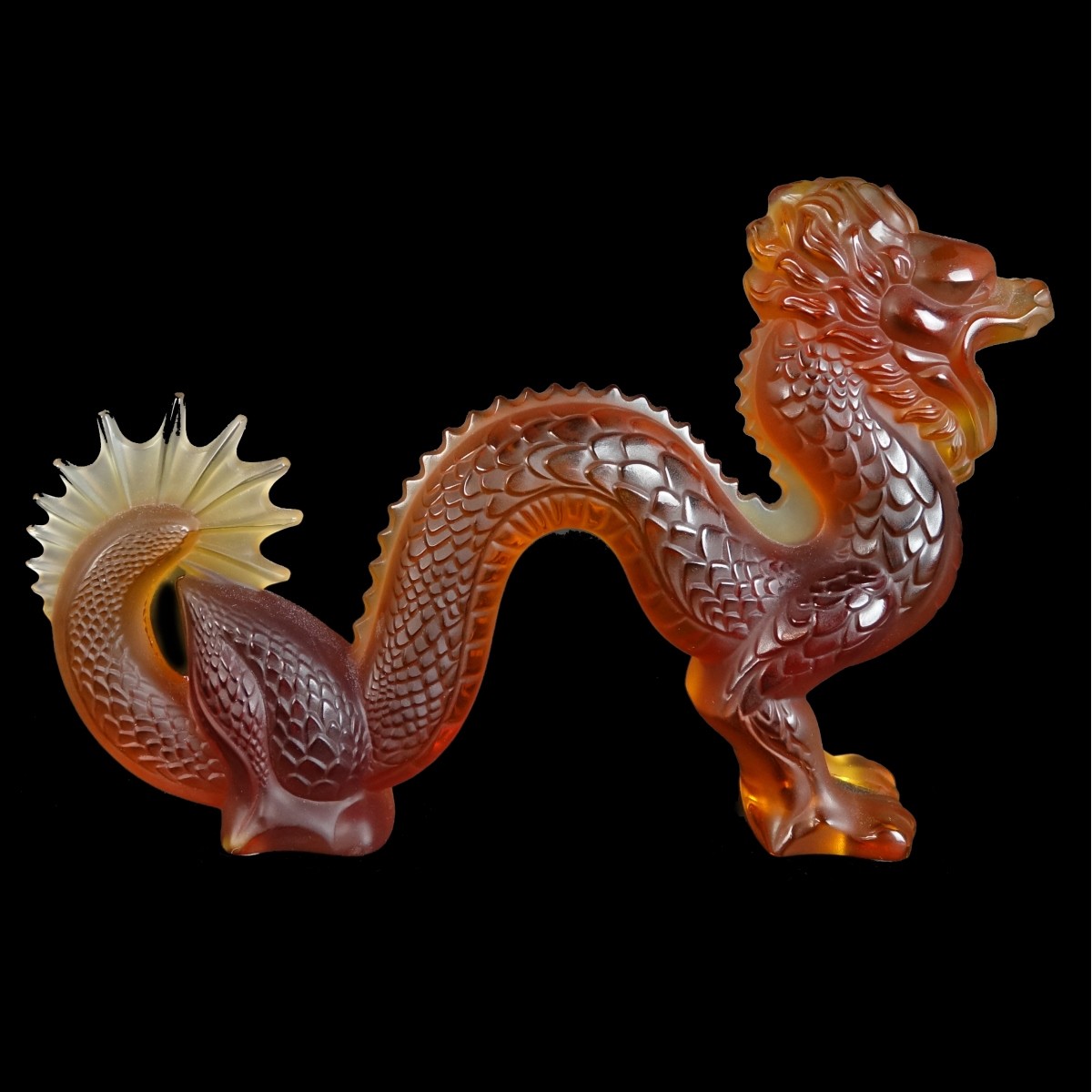 Lalique "Dragon" Crystal Figurine