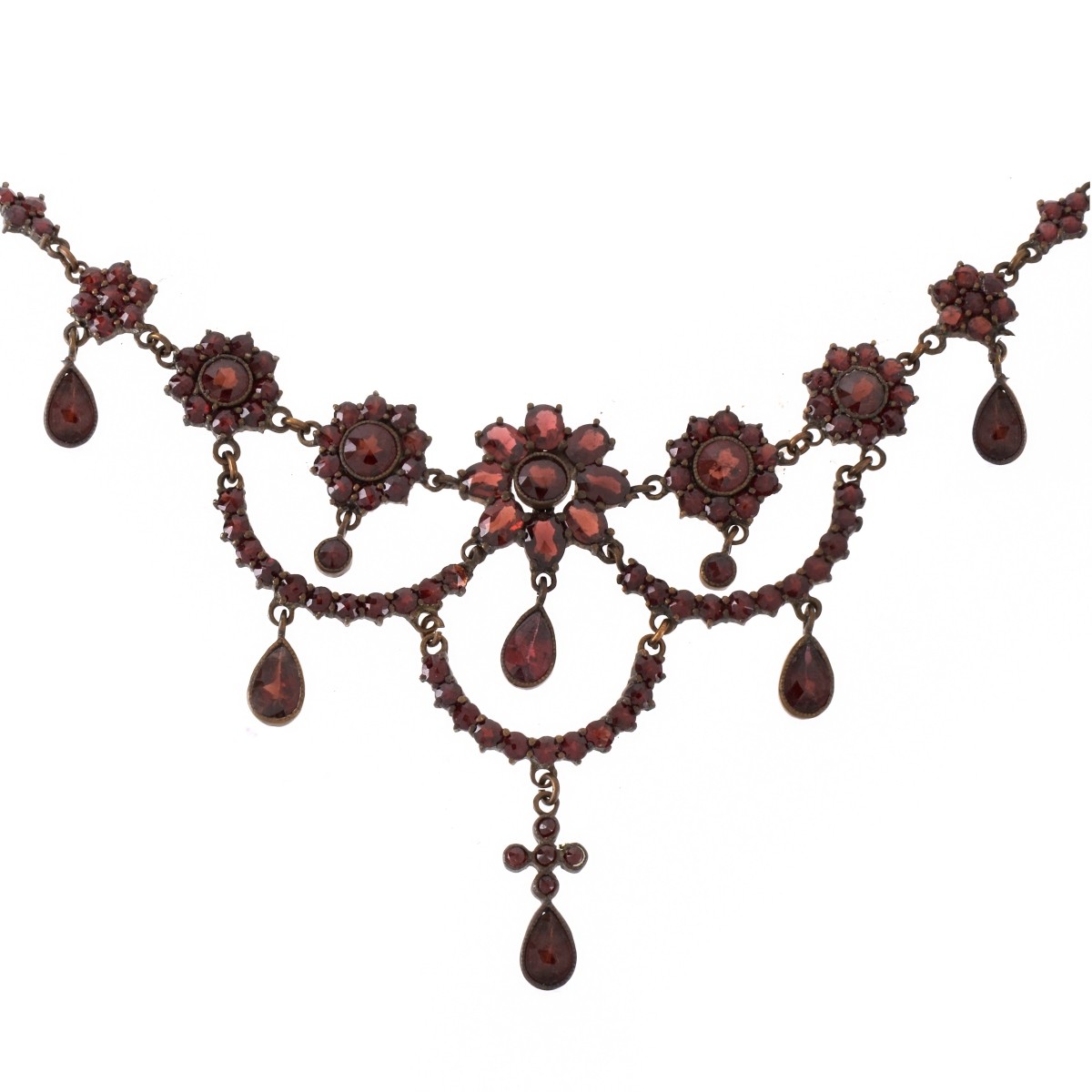 Victorian Garnet Necklace