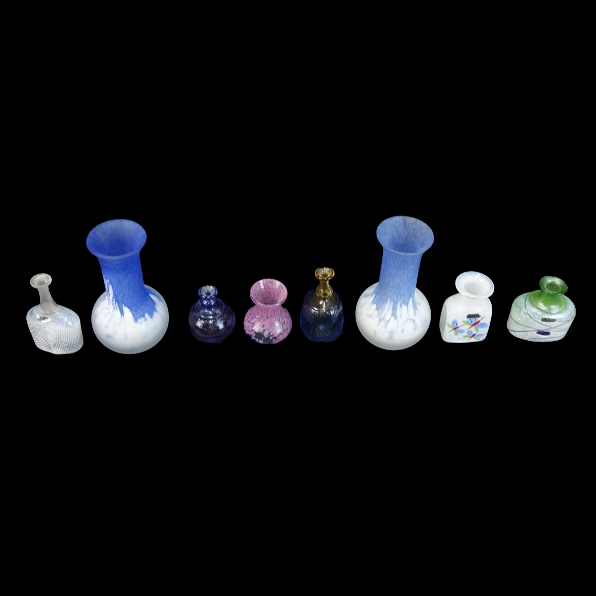 Eight (8) Kosta Boda Art Glass Vases