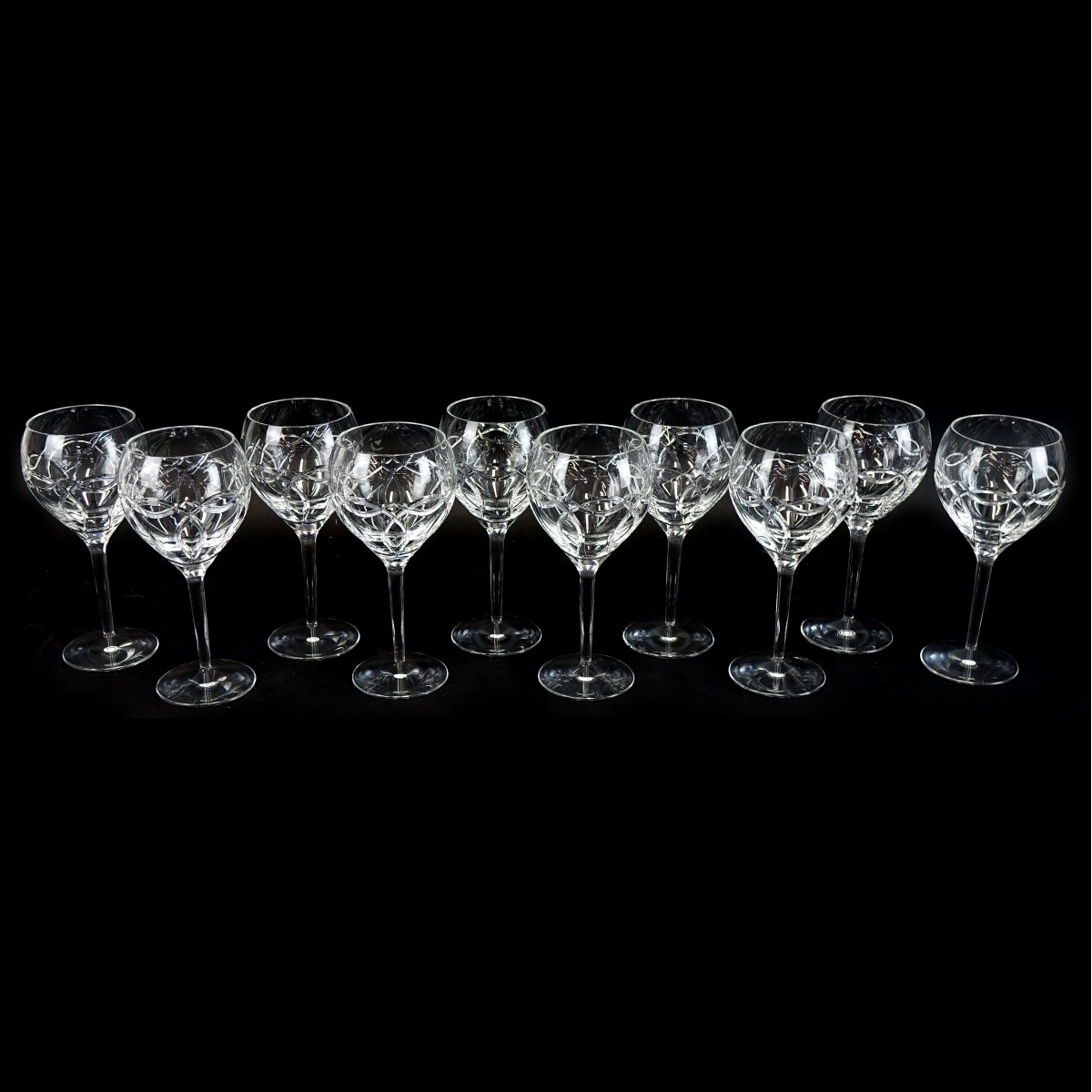 Waterford "Clannad" Crystal Water Goblets