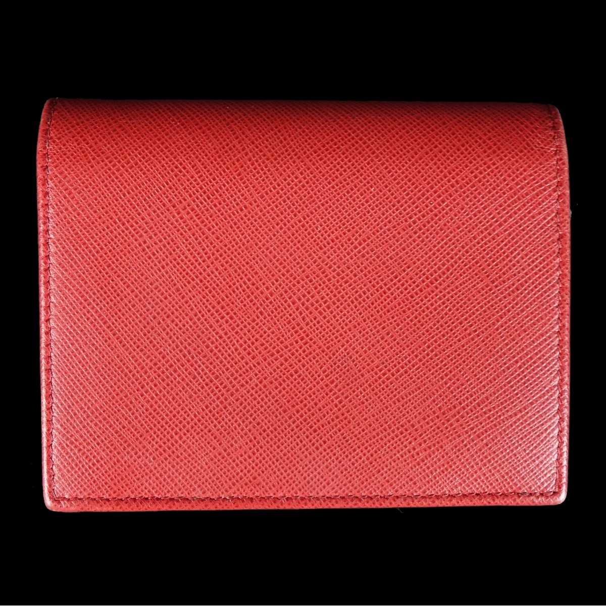 Prada Red Leather Wallet