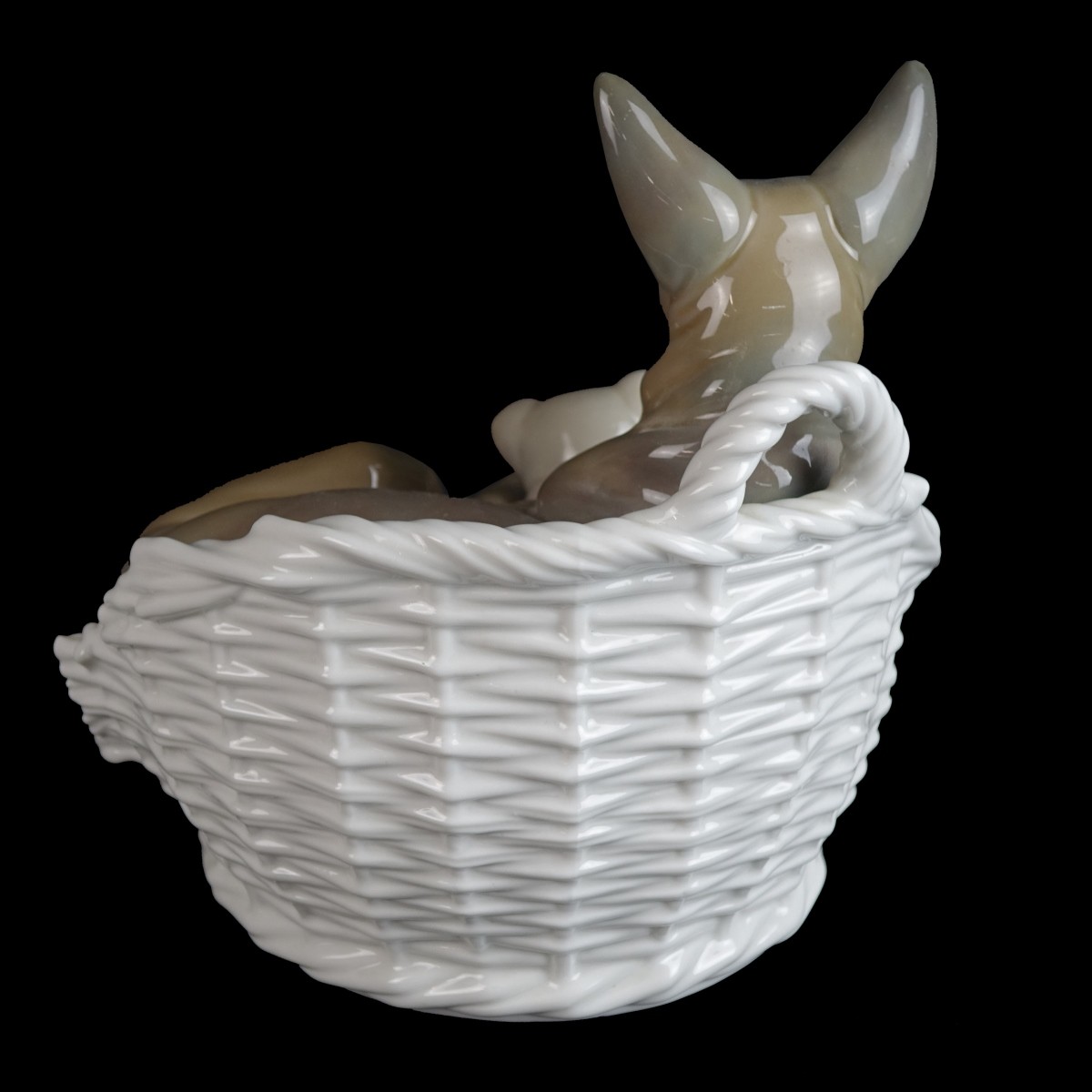 Lladro "German Shepherd with Pup" Figurine