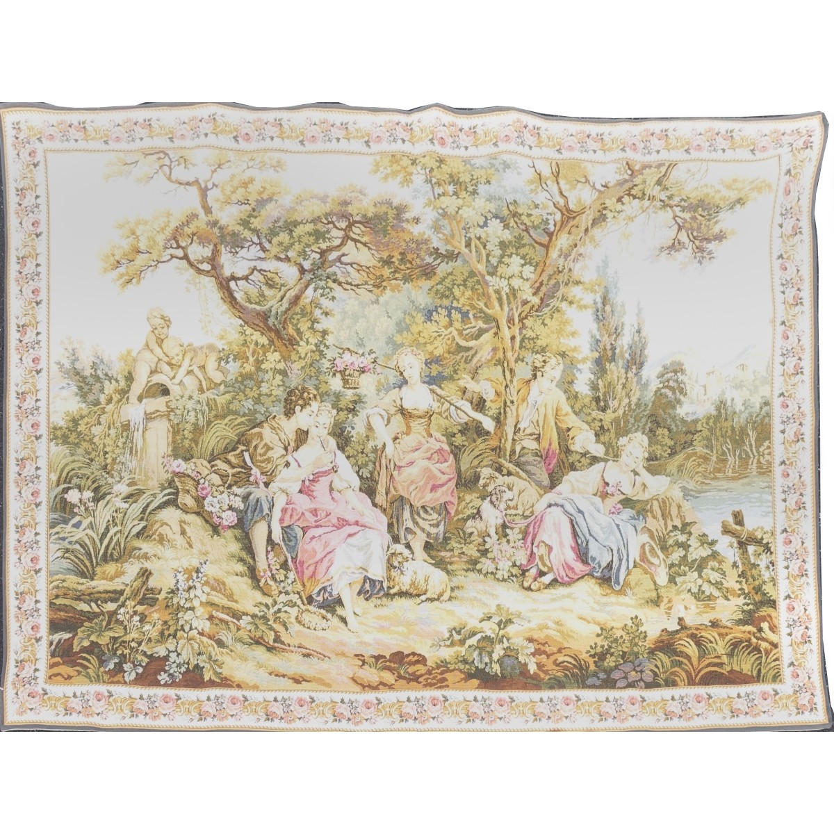 Modern Aubusson Style Tapestry