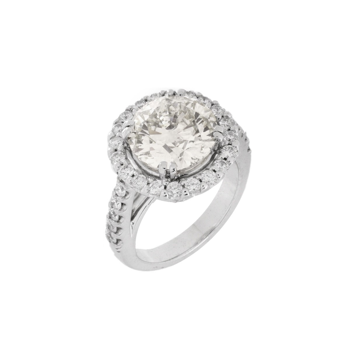 4.05 ct Diamond and 14K Ring