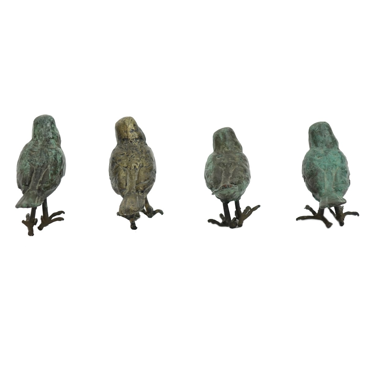 Four (4) Early 20th C. Miniature Bronze Figurines