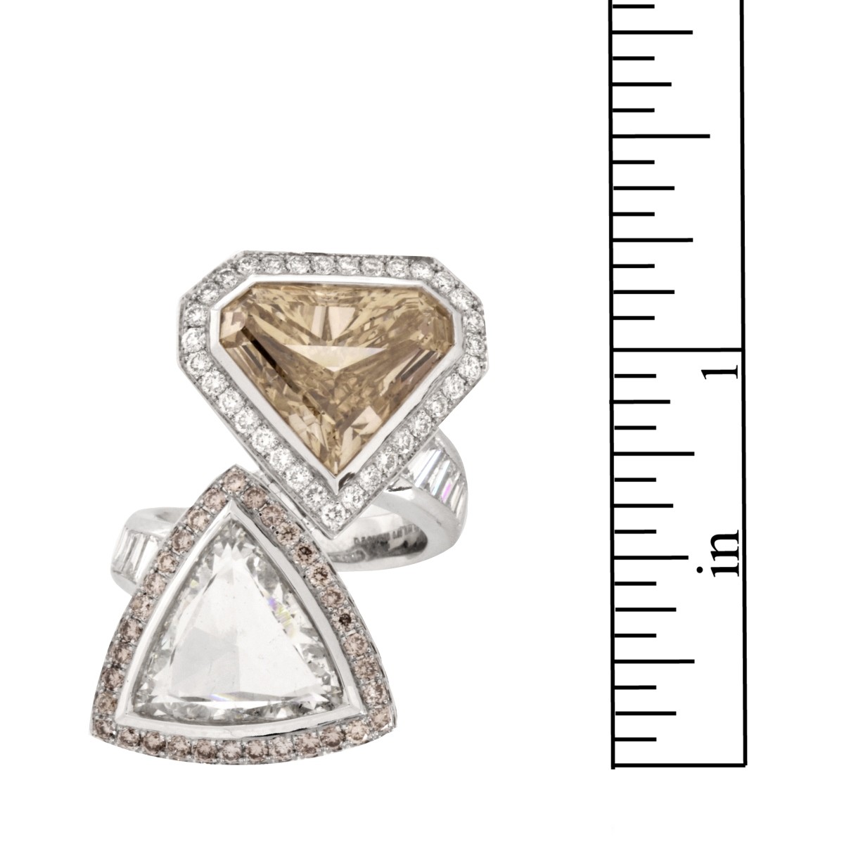 10.55 Carat Diamond and Platinum Ring