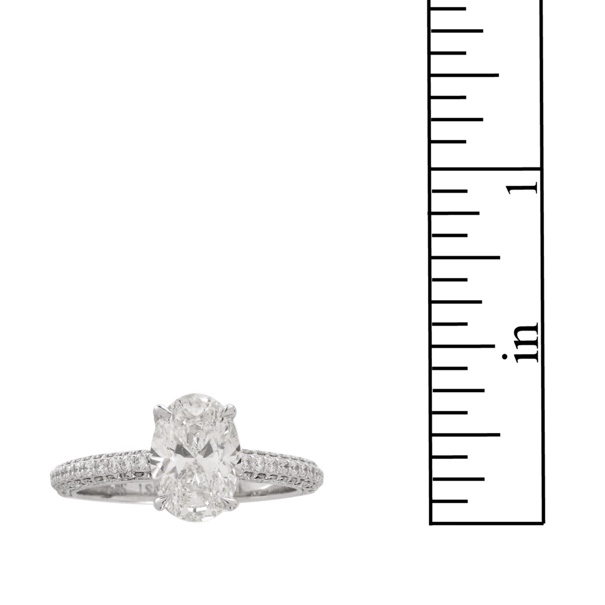 GIA 1.51 Carat Diamond and 18K Ring