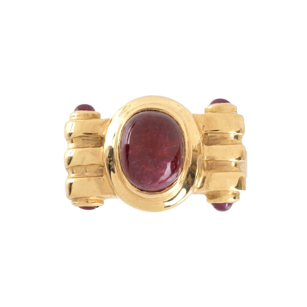 Men's Ruby and 14K Ring